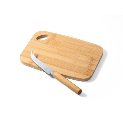 CAPPERO. Set with board and cheese knife